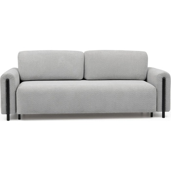 Eltap Светлосив разтегателен диван с място за съхранение от букле 244 cm Arcadova - ELTAP (SO-ARC-BL-04ROY)