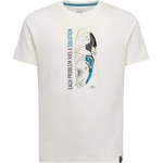 La Sportiva Мъжка тениска La Sportiva Solution T-shirt - Chalk / Lake - размер XL (216-3675-0614)