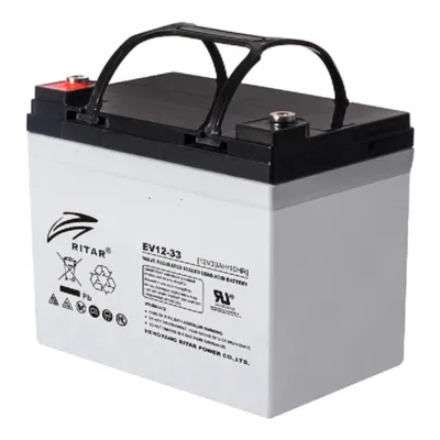 Ritar power Оловна Гелова Батерия RITAR (EV12-33), 12V / 33 (36) Ah- 195 / 130 / 160 mm GEL (RITAR-EV12-33)