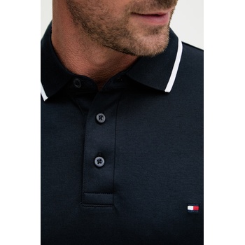 Tommy Hilfiger тениска с яка мъжка от памук (MW0MW43144)