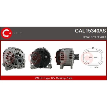 Generátor CASCO CAL15340AS