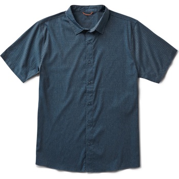 Roark Мъжка риза с копчета Roark Bless Up Shirt - Navy 2 - размер XL (033-2936-0215)