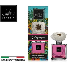 Lady Venezia Naif Magnolia Magnólie aroma difuzér s květem 100 ml