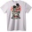 NOONEBRAND Тениска Skull & Minnie пламък - 2XL, Black