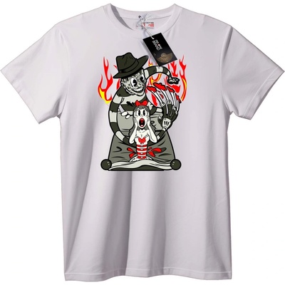NOONEBRAND Тениска Skull & Minnie пламък - 2XL, Black
