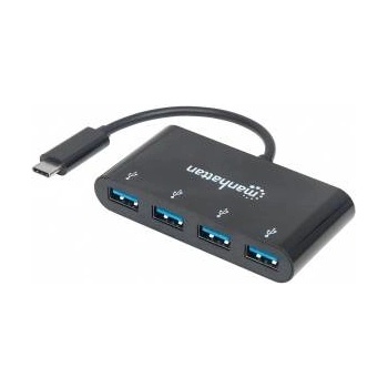 Manhattan 162746 USB 3.1 HUB (4 порта) черен