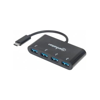 Manhattan 162746 USB 3.1 HUB (4 порта) черен