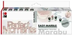 Marabu Мраморни бои Pastel 6х15мл