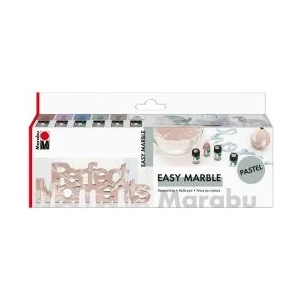 Marabu Мраморни бои Pastel 6х15мл