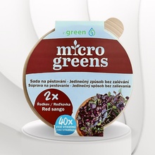 inGreen pěstební set microgreens bez zalévání - Ředkev Red Sango