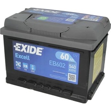 Exide Excell 12V 60Ah 540A EB602