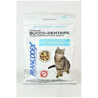 Francodex Pochoutka Breath Dental kočka 60 g