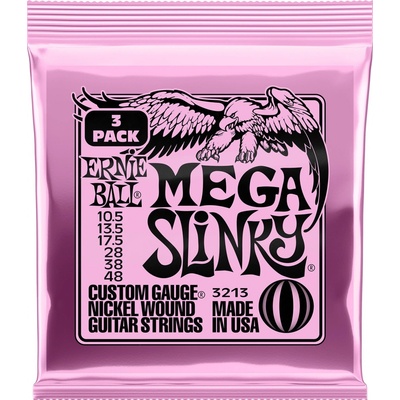 Ernie Ball Nickel Wound Mega Slinky 3 Pack