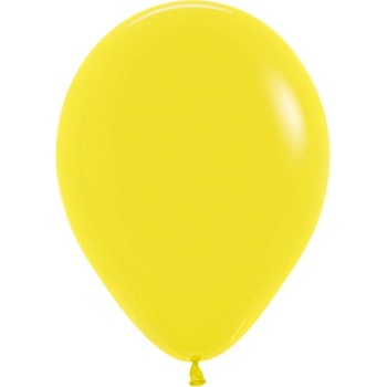 Balón solid 25 cm žltý