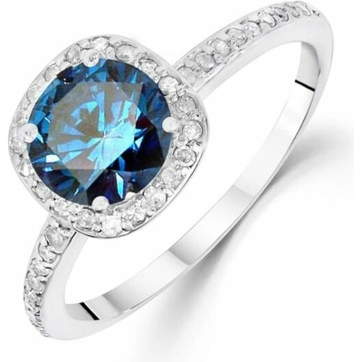Eppi zásnubní prsten s modrým diamantem a diamanty Eshana R31231
