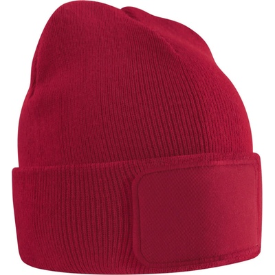 Beechfield Čepice s nášivkou B 445B dětská COT53445B24899-classic red Červená