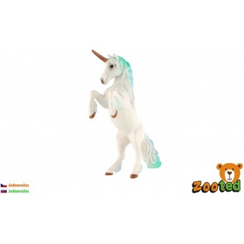 Teddies Jednorožec bílo-modrý zooted 18 cm