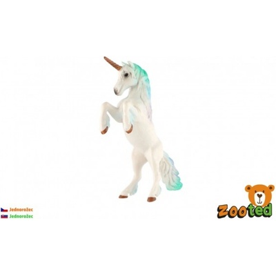 Teddies Jednorožec bílo-modrý zooted 18 cm