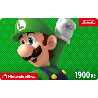 Nintendo dárková karta 1900 Kč