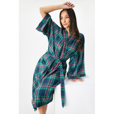 Astratex Фланелен халат Festive lights дълъг (ATXMAS005_zup)