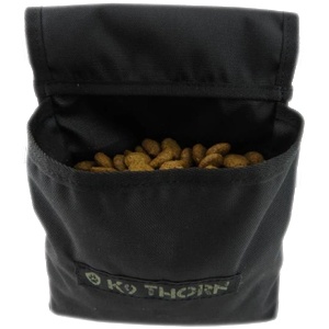 K9 Thorn Отворена торбичка за лакомства, с колан, черна (0016/18)