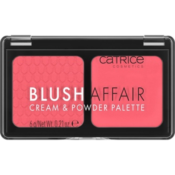 Catrice Blush Affair Cream And Powder Palette Руж кремообразен