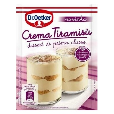 Dr. Oetker Crema Tiramisu 63 g – Zboží Mobilmania