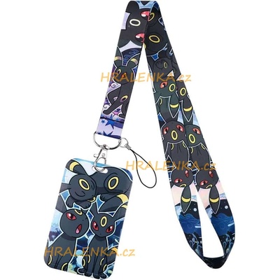 Šňůrka na krk 24074 s cedulkou Pokémon, Umbreon