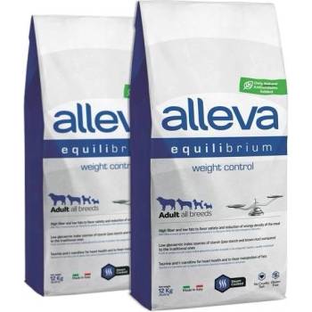 Alleva Equilibrium Weight Control Adult All Breeds 2 x 12 kg