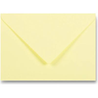 Barevná obálka Clairefontaine C5, olizová, světle žlutá, 20 ks