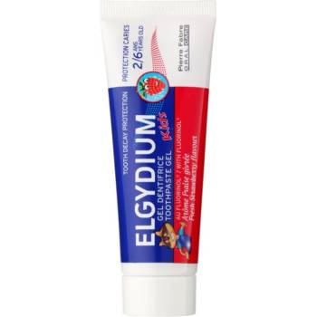 Elgydium Kids zubná pasta pre deti príchuť Fresh Strawberry 2-6 50 ml