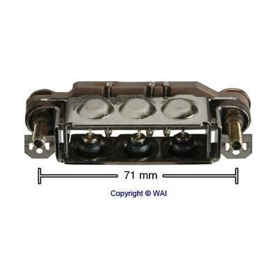 Diodový blok alternátoru Mitsubishi A1T02871