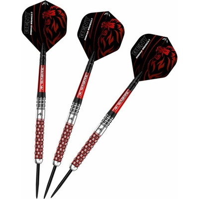 steel Mission Roman Benecký Black-Red PVD 22g, 90% wolfram