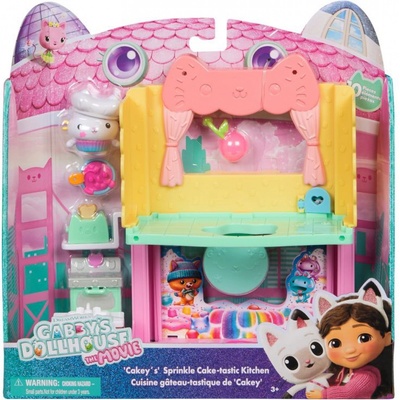 Къщата на куклите на Габи във филма: стая към голяма къща кухня (6074281)