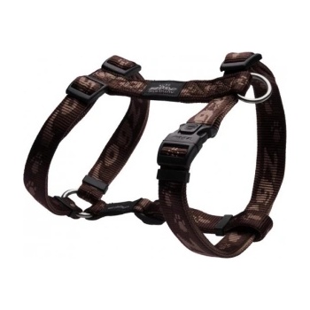 Rogz Alpinist H-Harness Large-Нагръдник за кучета с вратна обиколка 29 до 64 см. и гръдна 45 до 75 см. кафяв шоколад