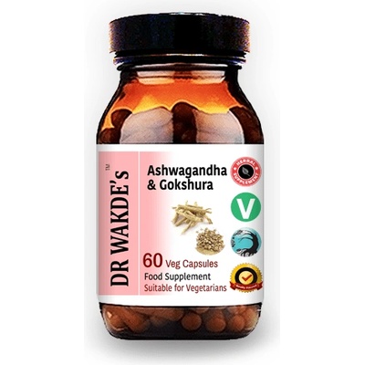 DR WAKDE’s Ашваганда и Гокшура 60 V капсули | DR WAKDE’s (HS027 (338419))