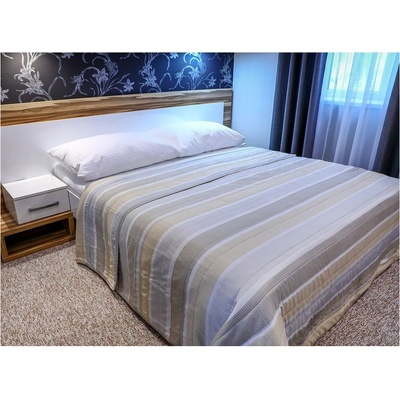 Mondo Italia Přehoz na postel 701S Sunset béžový Made in Italy Béžová 160x240 cm