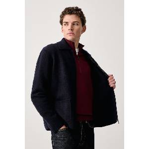 Benetton жилетка мъжка от вълна (19KRU501I)