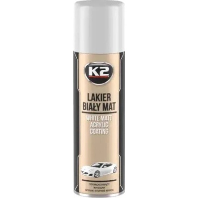 K2 WHITE MATT ACRYLIC COATING - akrylátový sprej 500ml