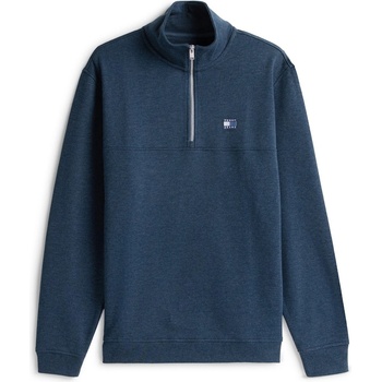 Tommy Hilfiger Men's Regular Badge 1/4 Zip Fleece - Dark Night Navy