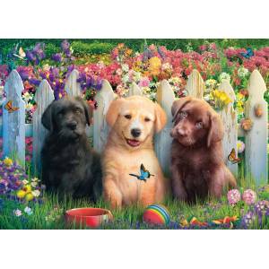 Schmidt Spiele - Puzzle Cute puppy scene - 1 000 piese