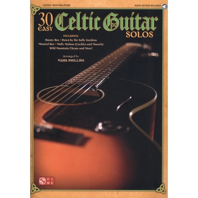 30 Easy Celtic Guitar Solos + Audio Online kytara + tabulatura