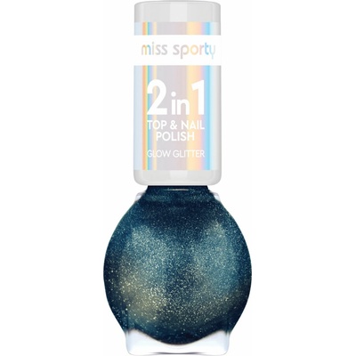 Miss Sporty lak na nechty Glow Glitter 90