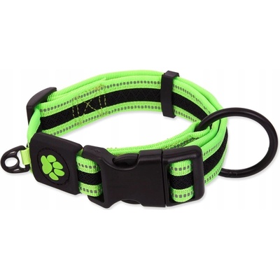 Active Dog Materiálový obojek pro psa s odrazkou