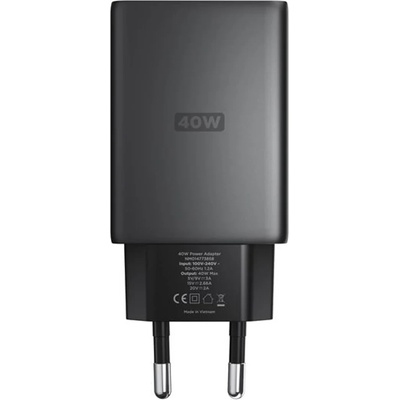 Nomad AC адаптер - 40W, тънък, карбид, ЕС (NM014773858)