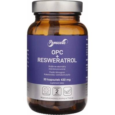 Panaseus OPC + Resweratrol 50 kapsúl