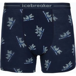 Icebreaker Men M 150 Anatomica Boxers BearTourAOP Размер: L / Цвят: тъмно син