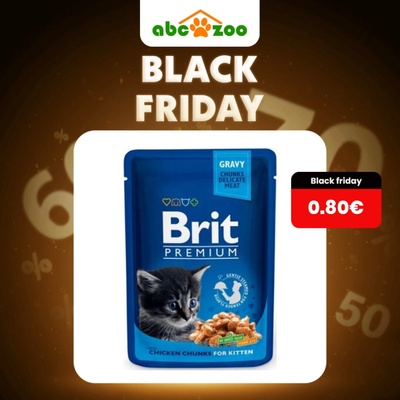 Brit Premium Cat Kitten Chicken Chunks 100 g
