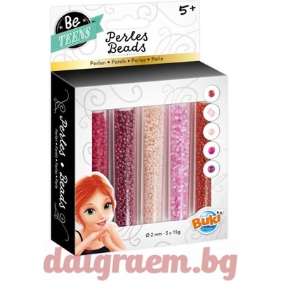 Buki France Комплект 5 цвята мъниста buki pe007 (bkpe007)