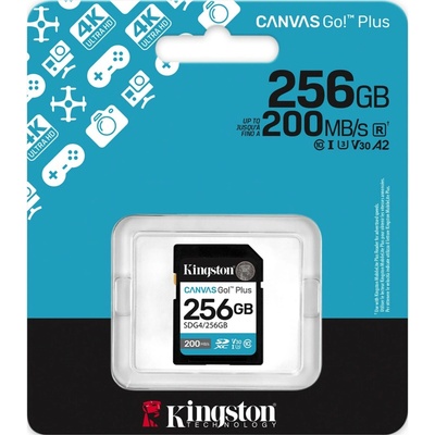 Kingston SDXC 256GB Canvas Go Plus SDG4/256GB